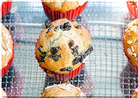 Blueberry Banana Muffins are one of the best sweet recipe options for the third trimester of pregnancy.