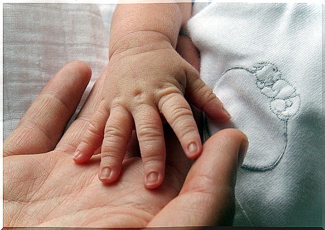 baby hand