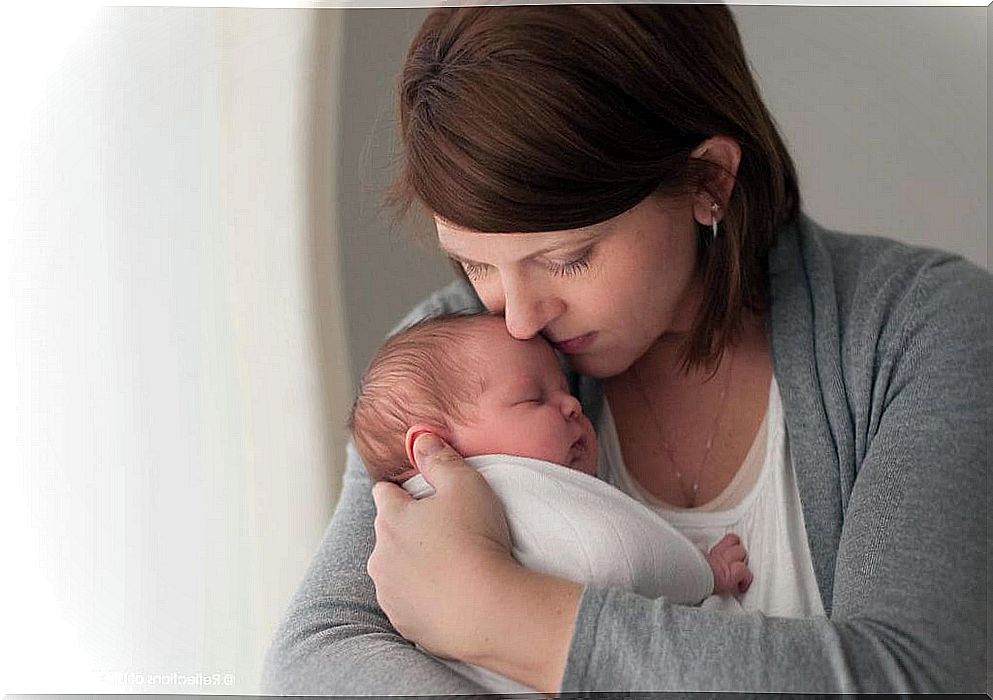 mom alone with her son