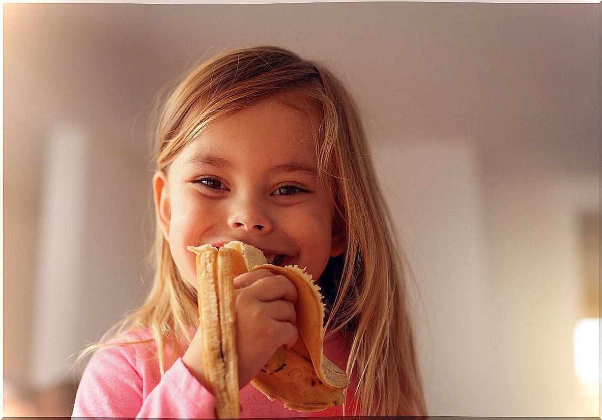 Banana benefits for children