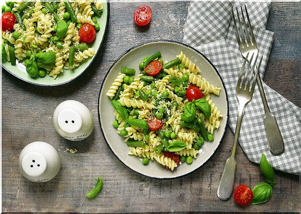 Pasta With Vegetables.